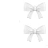 Silicone Bow Earphone Accessories 3D Printed Pink Bow Headphone Accessories Decoration Cute Bow Clips Bowknot 2 Pack Headphone Decoration