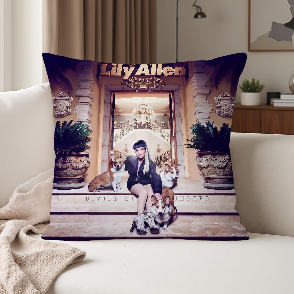 Singer Lily Allen West End Girl Pillow Case Suitable For Bedrooms Living Rooms Cars Home Decoration