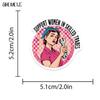 1050 100PCS Cartoon Female Safety Helmet Stickers Aesthetic Decals Toy Guitar Bicycle Laptop Luggage Car Graffiti Kids Sticker