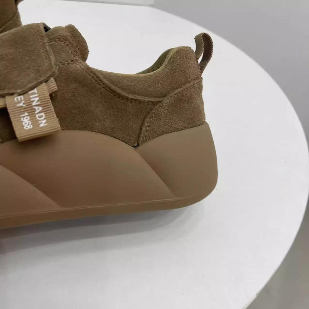 Girls' Magic Tape Shoes - New Style Round-Toe Casual Sneakers