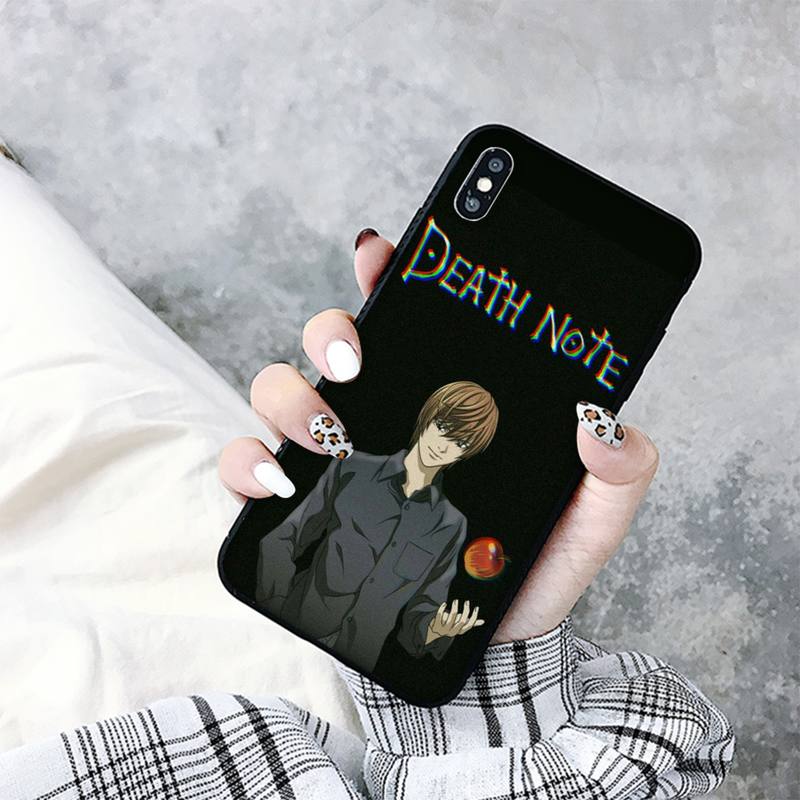 MaiYaCa Anime Manga Death Note Ryuk Phone Case for Iphone 13 11 12 Pro XS MAX 8 7 6 6S Plus X 5S SE 2020 XR Cover
