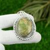 Pandantiv cu Piatră Prețioasă Unakit Natural Verde Argint Sterling 925 Bijuterii Indiene
