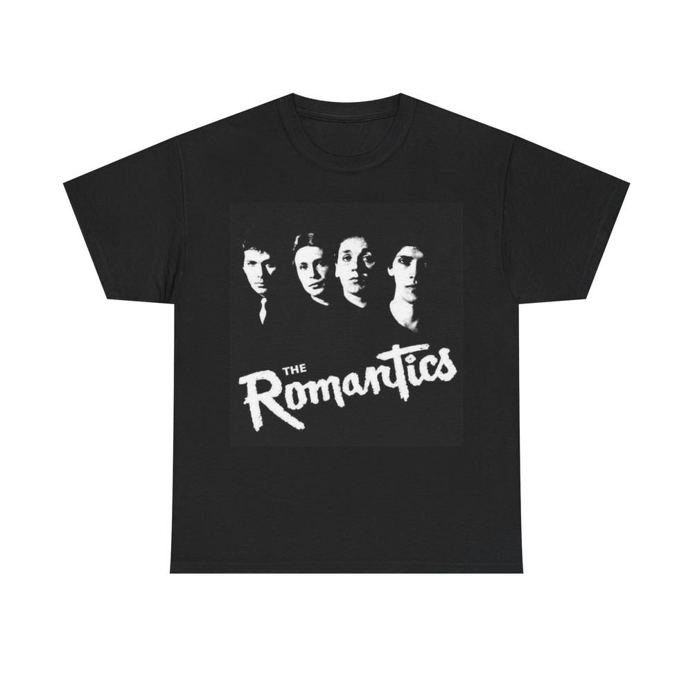 Футболка The Romantics Ретро Мерч Группы Винтажная Унисекс Хлопковая S