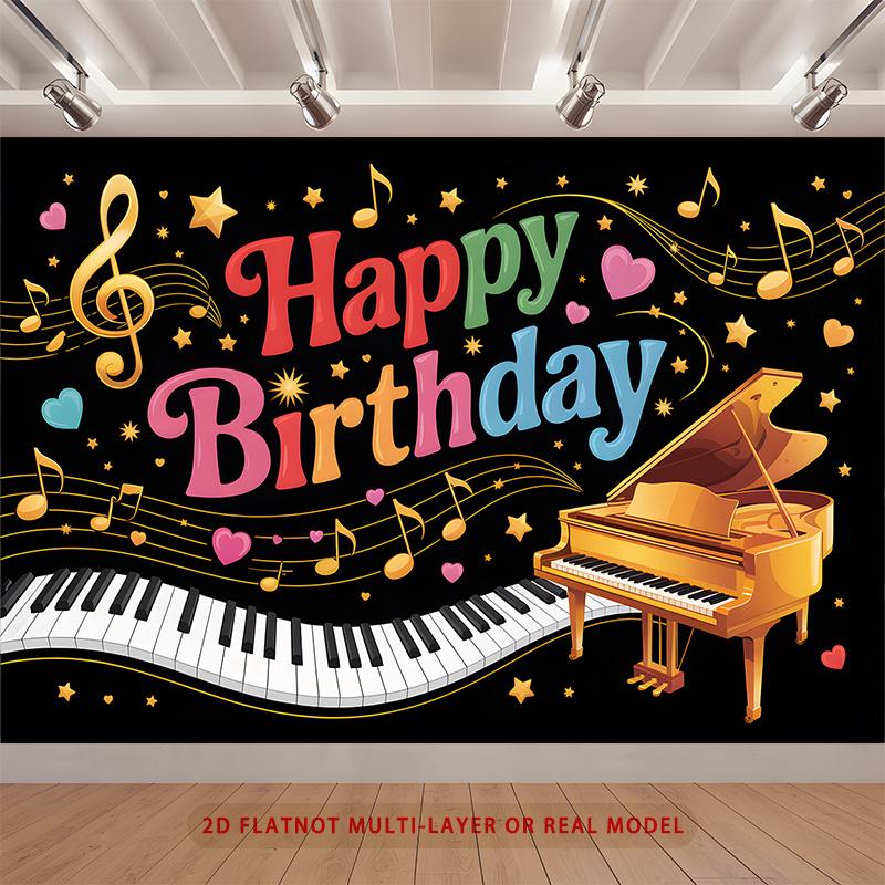 Party Backdrop Happy Birthday Birthday Photo Booth Background Front Door Decor
