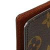 Used 12564 Agenda PM R20005 8001 LV Logo Flower Brown Diary 6-Hole Card Case Monogram Maroon Unisex from Japan AUTHENTIC