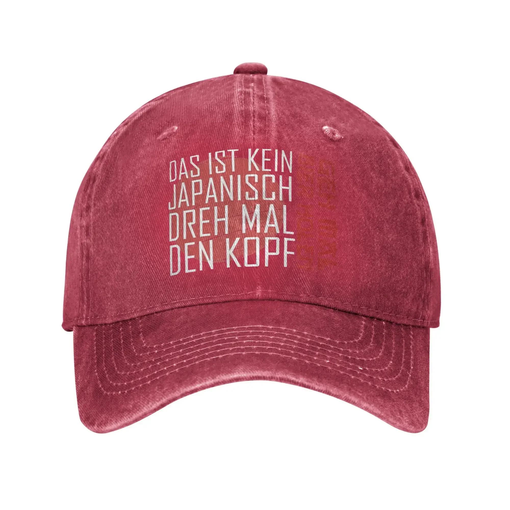 

This Is Not Japanese Turn Your Head Wear Baseball Cap Unisex Daily Caps Hat Adjustable Trucker Hats Snapback Cap One Size
