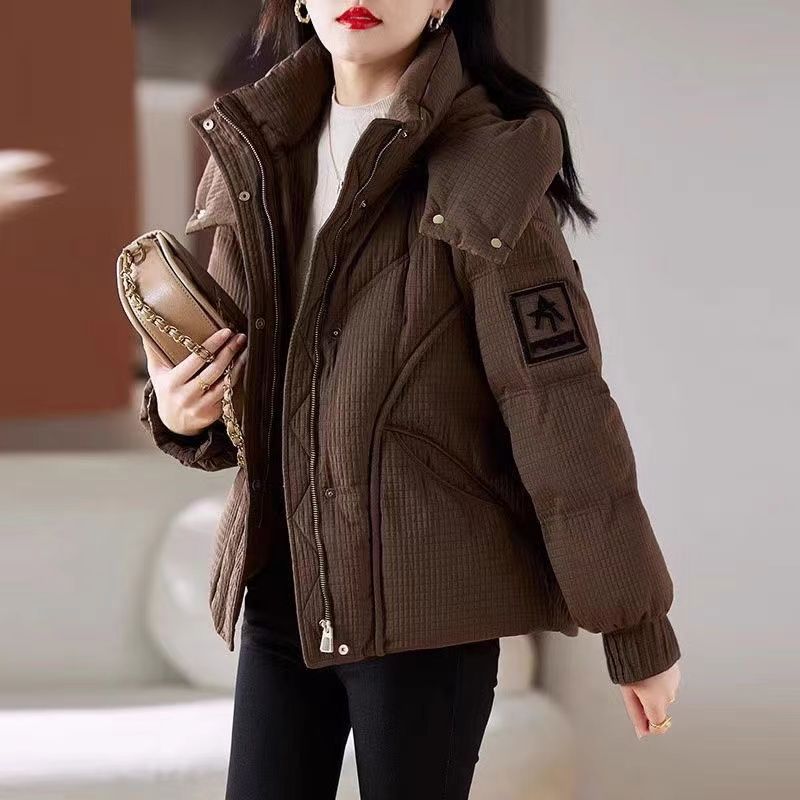 Women Winter Short Padded Coat Loose Warm Thickened Fashion Jacket