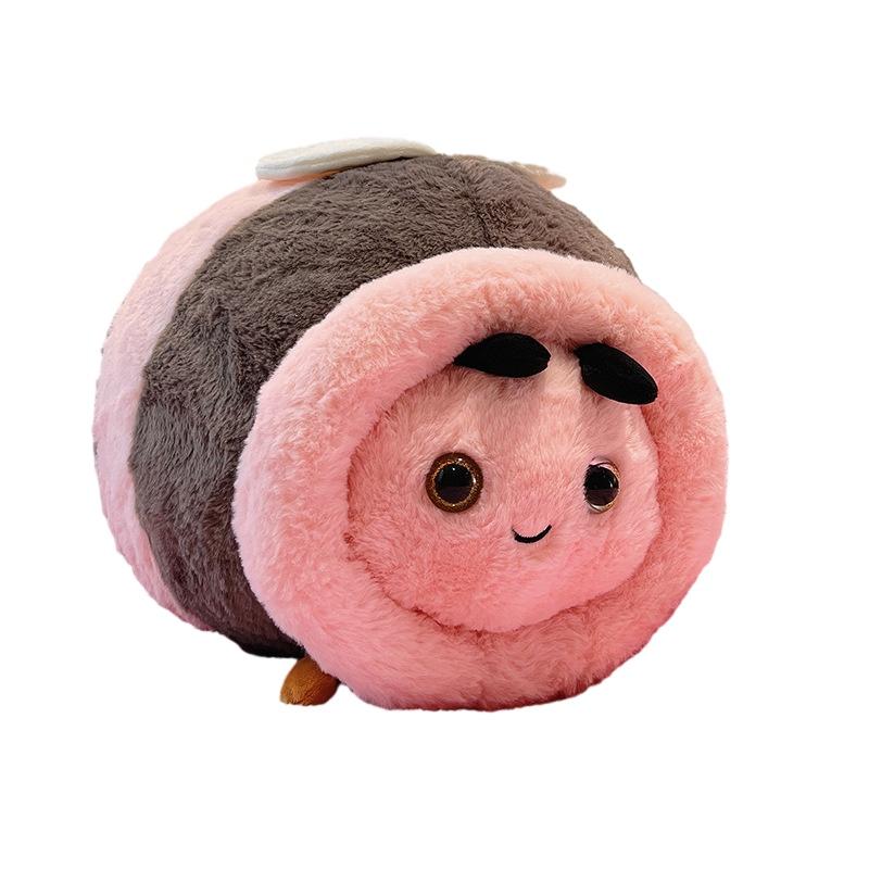 

Cute Cartoon Bee Plush Toy Pillow Blanket For Office Napping And Kids Companion Soft And Customizable! 28cm) 55cm/21.65in рожевий