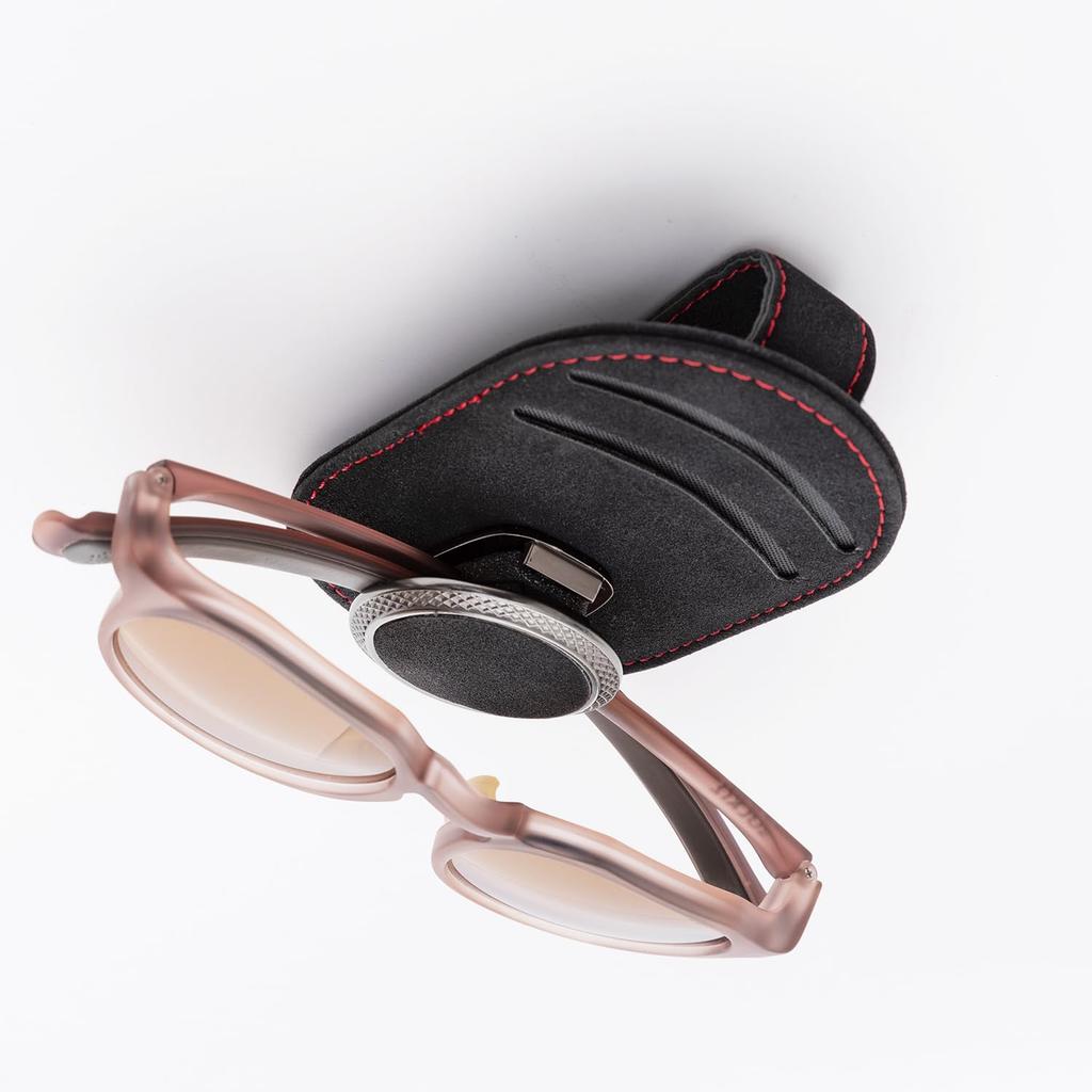 Bonform 7533-65BK Storage Sun Visor Clip, Clip Type, Size: 2.8 x 4.3 x 1.7