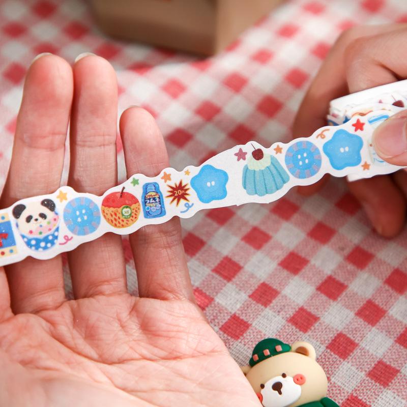 Vintage série Obchod se smíšeným zbožím Samolepky do deníku Sada washi pásek Scrapbookingové potřeby pro tvorbu kawaii scén Studentské potřeby Dárek