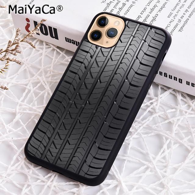 MaiYaCa Cool Tire Tread wheel Style Track Phone Case For iPhone 17 Air 16 pro max 15 14 plus 12 13 Cover coque