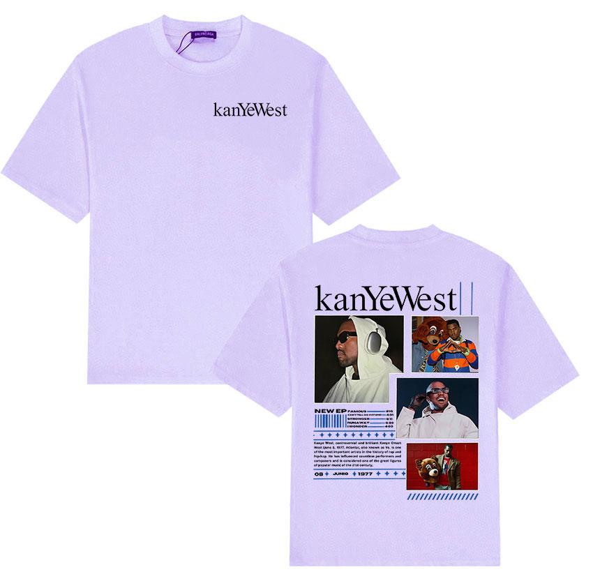 Rapper Kanye West Album 2025 Graphic T Shirts Mens Gothic Retro Fashion Short Sleeve TShirt Hip Hop Clothing Cotton Top Tshirt