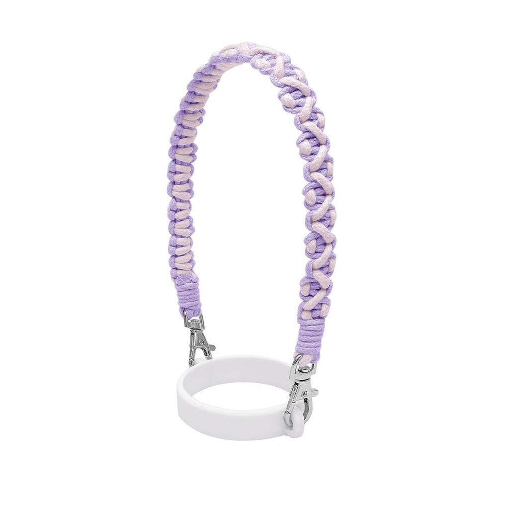 Silicone Water Bottle Handle Strap Water Tumbler Strap Portable Coffee Mug Sling Water Bottle Lanyard for Travel Outing Gym