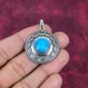 Türkis Anhänger, Edelstein 925 Sterling Silber Schmuck Anhänger, handgefertigter Schmuck Geburtsstein Anhänger, Geschenk für Ihn