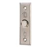 Door Access Control Switch Exit Press Button Stainless Steel Brushed Automatic Reset for Indoor