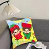 MMonchhichi Cute Cushion Cover Pillowcase Ultra Soft Skin Friendly Fabric Cloud Like Comfort Concealed Zipper