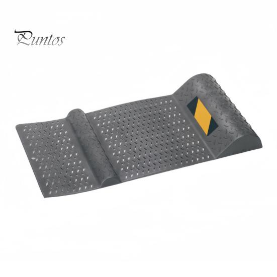 

Противоскользящий коврик для парковки колес Износостойкий Улучшенное сцепление Компактный портативный дизайн Универсальный сверхпрочный упор для колес Нескользящая накладка темно-серого