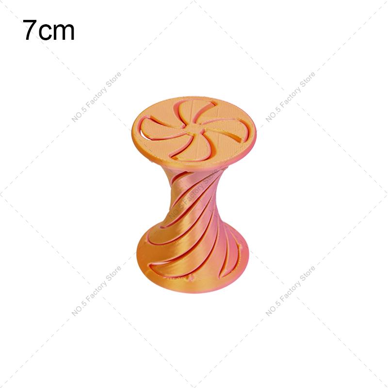 3D Printed Mini Spiral Cone Impossible Pyramid Passthrough Fidget Toy Stress Relief Screw Toys Christmas Tree Desktop Decoration