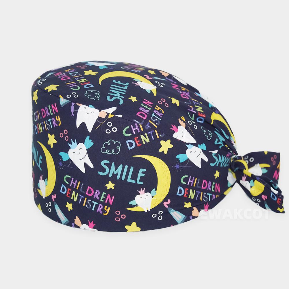 Neue Peeling-Mütze für Damen und Herren, Baumwolle, verstellbar, für Zahnarzt, Labor, Krankenhaus, Klinik, Klinik, Schönheitssalon, Spa, Tierhandlung, Tierarzt, Arbeitskappen