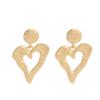 European and American small and exquisite ear needles, cross-border fashion, peach heart, versatile, high-end women's earrings