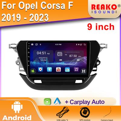 Pro Opel Corsa F 2019-2023 Android Dotykový Displej Autorádio Auto Stereo Rádio Přehrávač Videa Navigace GPS Multimediální Přehrávač Videa