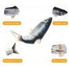 Pet Cat Pet Dog Soft Plush Toy USB Charging Electric Simulation Fish Interactive Training Grinding Teeth Pet Chewing Toy