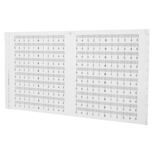 iplusmile 20 Pieces Measuring Tape Stickers, 5-0-5cm Adhesive Ruler Stickers, Waterproof Scale, Ruler Tool Adhesive, Woodworking, Sewing, High Viscosi