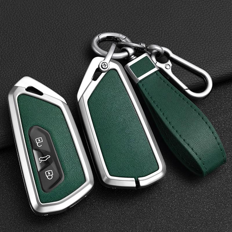 Auto Key Fob Cover Case Fit For Vw Volkswagen Golf 7 8 Git Mk8 Id.3 Id.4 Cupra Formentor Skoda Octavia A8 Seat Leon Mk4