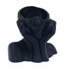 Pen Holder, Abstract Thinker Sculpture Desk Organizer, 3D Printed Holding Face Figurine Flower Vase for Makeup Brushes
