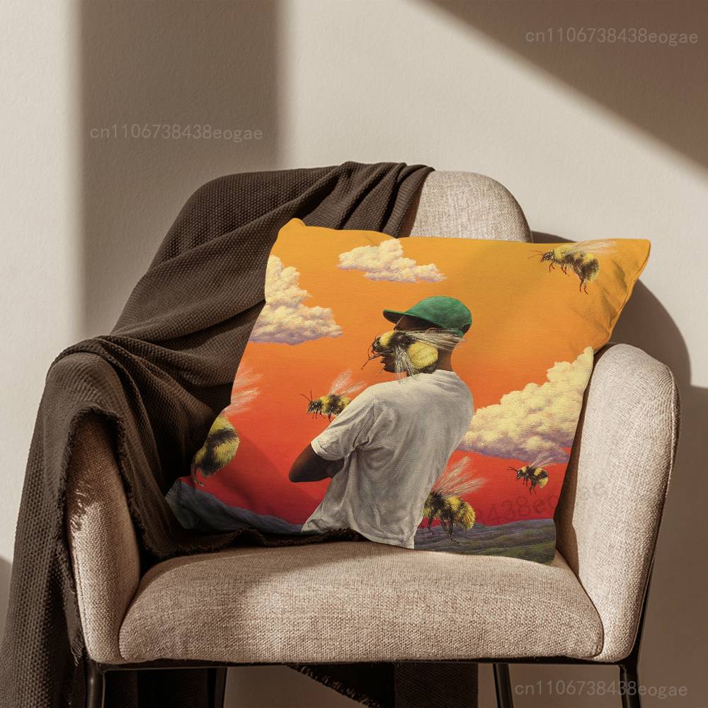 Rapper T-Tyler Funny Art  Throw Pillow Case For 45*45cm,55*55cm,30*30cm For Home Bedroom Decoration And Protector