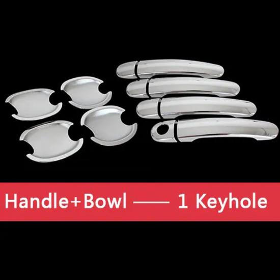 For VW Golf 5 Mk5 Chrome Door Handle Covers Chromium Styling Volkswagen Car Accessories Stickers Car-Styling