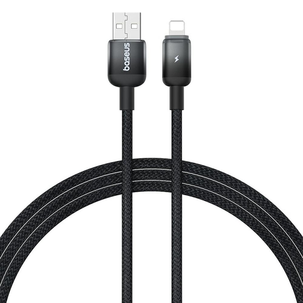 

BASEUS Discolor Series 1m Fast Charging Cable USB-A to iP 2.4A Nylon Braided Data Cord B
