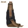 Retro Canvas Crossbody Crescent Bag - Large Capacity Men's Chest Bag