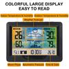 Wireless Weather Station Indoor Outdoor Color Screen Weather Forecast Station with Outdoor Sensor