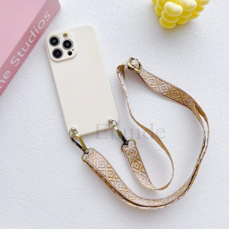 

Classic Strap Case For Xiaomi POCO X7 X6 M6 M7 Mi 15T 14T 13T Redmi Note 14 Pro Plus Crossbody Neck Lanyard Soft Silicone Cover POCO X6 Pro