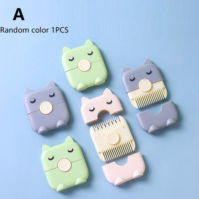 

Детский триммер для волос 2-в-1 - Ручная портативная машинка для стрижки для мальчиков и девочек, безопасный и простой инструмент для стрижки волос B