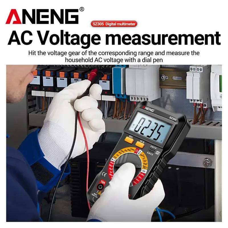 High Precision Tester NCV AC/DC Digital Multimete ANENG SZ305 True RMS Handheld Multifunction Votage Current Resistance Ohm Tool