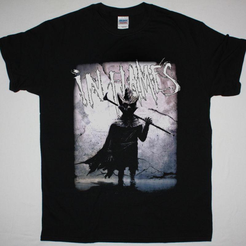 In Flames I The Mask Black T-Shirt Melodic Metal Tee S разноцветный