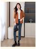 Women's 2024 Spring/Autumn Casual Short Baseball Jacket, Loose Fit, Fashionable Style