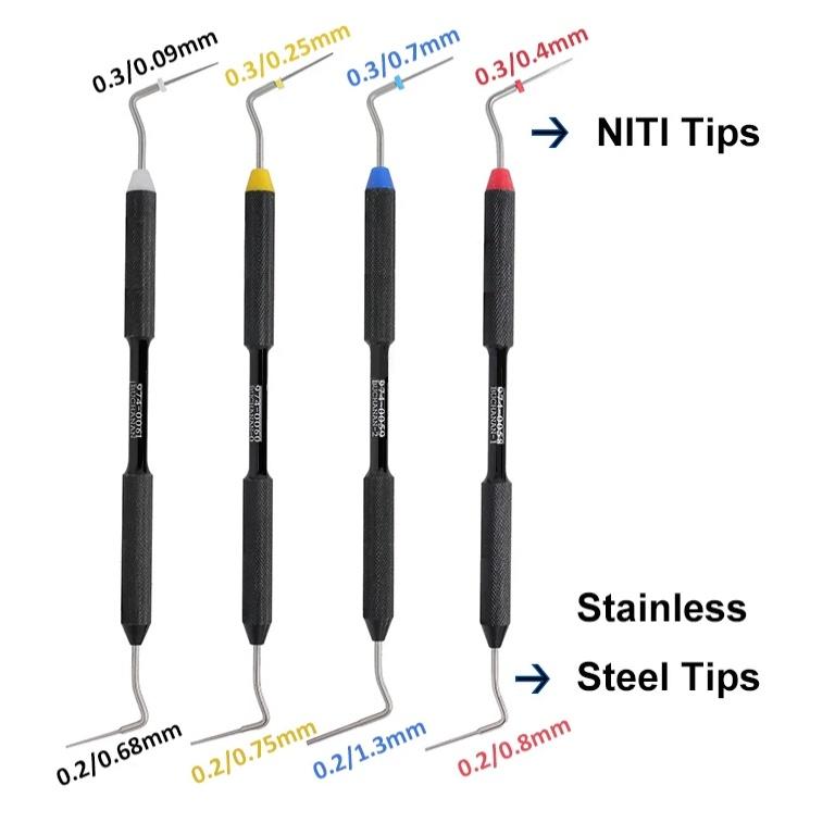 1Pcs Dental Endo Buchanan Hand Plugger Füllen Instrument NITI Spitze #0 #1 #2#3 Endodontie Zahnarzt Zahnmedizin Werkzeuge