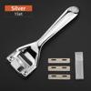 1 Set Leder-Skiving-Messer zum Ausdünnen von Leder, DIY-Ledergravur-Schneidwerkzeug, Professionelles Leder-Ausdünn- und Abziehwerkzeug