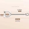 Cat Head Mobile Phone Hanging Rope Ring Buckle Mobile Phone Lanyard  Phone Case Accessories