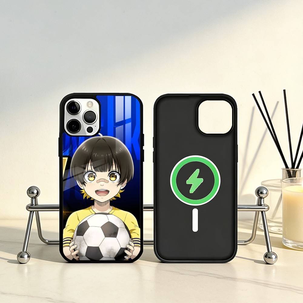 Blue Lock Anime Phone Case For iPhone17,16,15,14,13,12,11 Plus,Pro Max Magnetic For Magsafe Wireless Charging