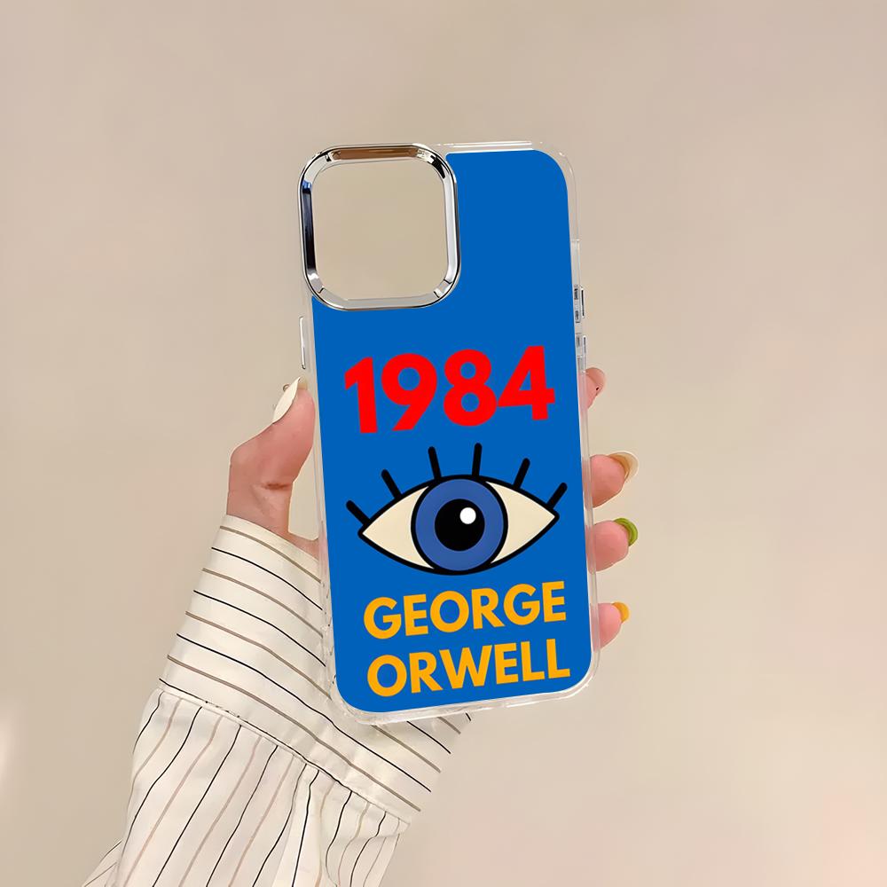 1984 George Orwell Phone Case For IPhone 17 Air 16 15 14 13 12 11 Pro Pro Max Plus Transparent Soft Cover