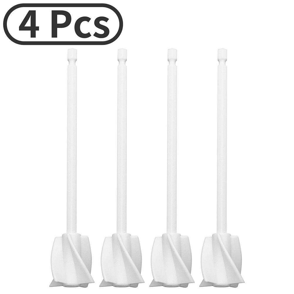 16.5x3.4cm Stirring Paddles 4pcs ABS Attachment Drill Paint