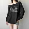 Stylish Letter Print Off,shoulder Short,sleeved Loose T,shirt Top