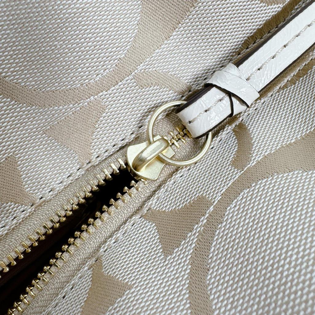 COACH 2WAY bag Mothers Handbag canvas beige Women A1381-F21865 Used