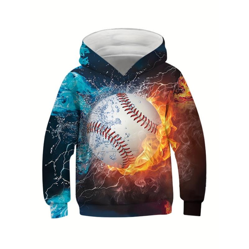 

Children s Clothes Basketball Hoodie For Kids Boys/Girls 3D Print Flame Sweatshirt Boy Hoodies Tops Long Sleeve Autumn Pullover 160CM