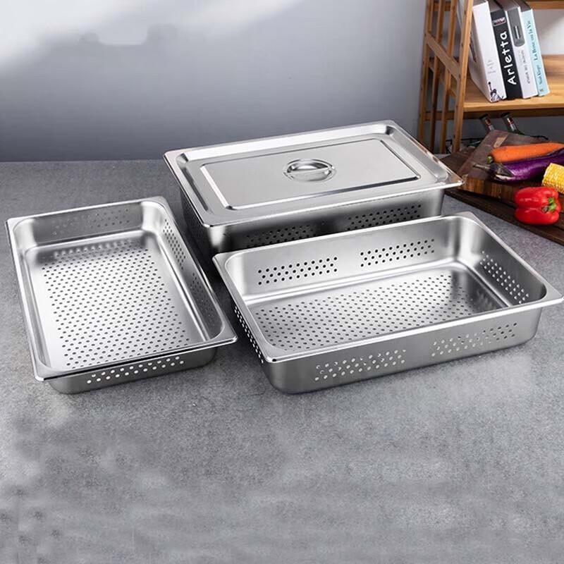 Homeglen 304 Stainless Steel Perforated Gastronorm Pan