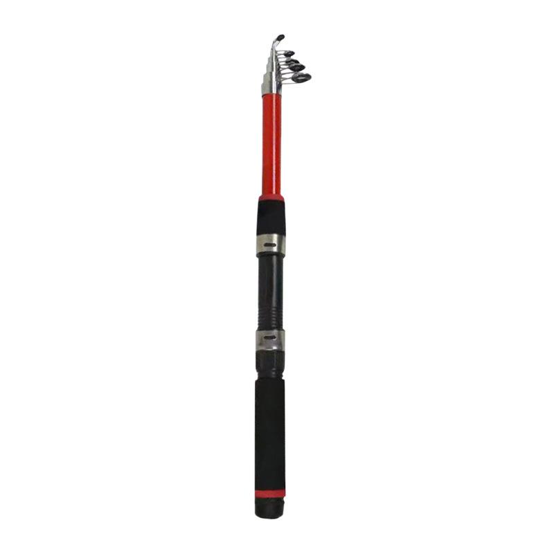 Fiberglass Sea Fishing Rod - Hard Casting Rod for Long Casts 1.8m красный